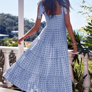 Summer Dress Tie Shoulder